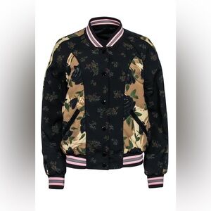 Coach floral reversible bomber jacket